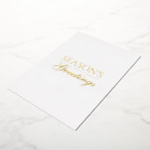 Carte De Vœux En Aluminium Happy New Year Merry Christmas Holiday Season Card (Rotation)