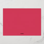 Carte De Vœux En Aluminium Heart Happy Valentine`s Day Script 2 Photo Collage (Verso)