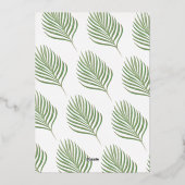 Carte De Vœux En Aluminium Hibiscus de l'île tropicale hawaïenne (Verso)