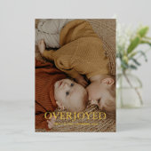 Carte De Vœux En Aluminium Hiver Joyeux Noël (Debout devant)