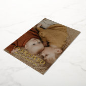 Carte De Vœux En Aluminium Hiver Joyeux Noël (Rotation)