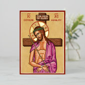 Carte De Vœux En Aluminium Humilité extrême (Debout devant)