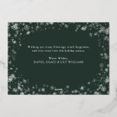 Carte De Vœux En Aluminium Image Gold (Verso)