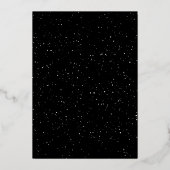 Carte De Vœux En Aluminium Joie deux photo paillettes or noir Noël moderne (Verso)