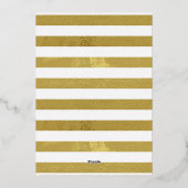 Carte De Vœux En Aluminium Joli Snowman personnalisé et photo (Verso)