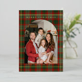 Carte De Vœux En Aluminium Jour de Noël (Debout devant)