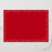 Carte De Vœux En Aluminium Jours être joyeux et lumineux Script photo Real Go (Verso)