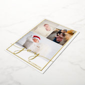 Carte De Vœux En Aluminium Joy Multiple Photo Foil (Rotation)