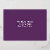 Carte De Vœux En Aluminium Joy Scrolly Frame (Verso)