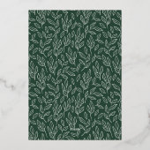 Carte De Vœux En Aluminium Joyeuse Elegance Script Photo (Verso)