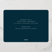 Carte De Vœux En Aluminium Joyeuses fêtes 3 Photo (Verso)