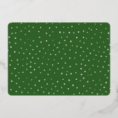 Carte De Vœux En Aluminium "Joyeuses fêtes" Typographie de script Photo perso (Verso)