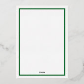 Carte De Vœux En Aluminium Joyeuses Pawlidays (Verso)