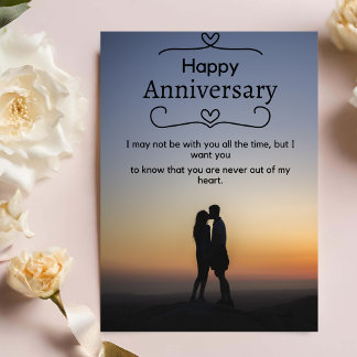 Carte De Vœux En Aluminium Joyeux Anniversaire