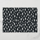 Carte De Vœux En Aluminium Joyeux Cinq photos (Verso)