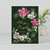 Carte De Vœux En Aluminium Joyeux et lumineux design moderne scénarisé (Debout devant)