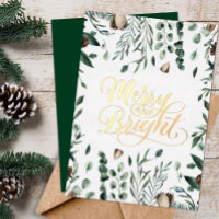 Joyeux Et Lumineux Script Élégant Magnolia Verdure