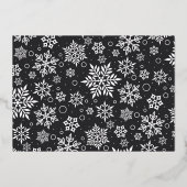 Carte De Vœux En Aluminium Joyeux moderne | Christmas Photo Collage (Verso)