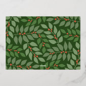 Carte De Vœux En Aluminium Joyeux Noël - 10 Photo - Script moderne Or (Verso)