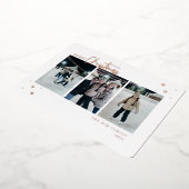 Carte De Vœux En Aluminium Joyeux Noël 3 Photo (Rotation)