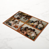 Carte De Vœux En Aluminium Joyeux Noël 4 photo Collage (Rotation)