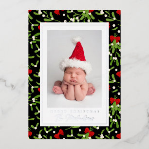 Carte De Vœux En Aluminium JOYEUX NOËL Ajoutez votre photo