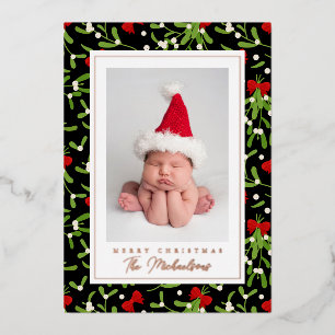 Carte De Vœux En Aluminium JOYEUX NOËL   Ajoutez votre photo