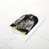 Carte De Vœux En Aluminium Joyeux Noël Arche moderne (Rotation)