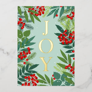 Carte De Vœux En Aluminium Joyeux Noël Entreprise Salutation Gold