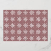 Carte De Vœux En Aluminium Joyeux Noël Minimal Élégant Photo Personnalisée   (Verso)