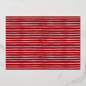 Carte De Vœux En Aluminium Joyeux Noël moderne Script Photo simple (Verso)