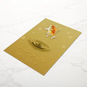 Carte De Vœux En Aluminium Joyeux Nouvel An persan Norooz Fish (Rotation)