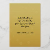 Carte De Vœux En Aluminium Joyeux Nouvel An persan Norooz Fish (Verso)