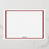 Carte De Vœux En Aluminium Joyeux Pawlidays (Verso)