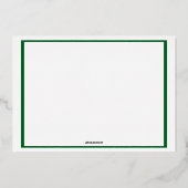 Carte De Vœux En Aluminium Joyeux Pawlidays (Verso)