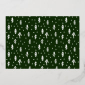 Carte De Vœux En Aluminium Joyeux Script Photo Overlay (Verso)