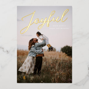 Carte De Vœux En Aluminium Joyeux voeux chauds Noël