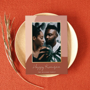 Carte De Vœux En Aluminium Joyful Shades photo verticale Kwanzaa