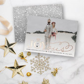 Carte De Vœux En Aluminium Joyous Diamond Ring Monogramme Classic Mariage