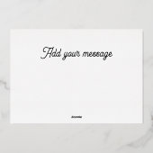 Carte De Vœux En Aluminium Khadma (Verso)