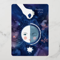 La demi-lune qui pense à toi Argent