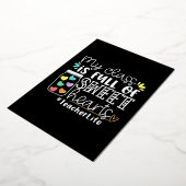 Carte De Vœux En Aluminium La Saint-Valentin des enseignants (Rotation)