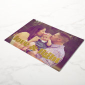 Carte De Vœux En Aluminium L'amour et la lumière Hanoukka (Rotation)