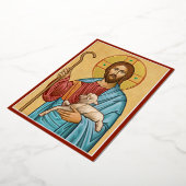 Carte De Vœux En Aluminium Le bon berger (Rotation)