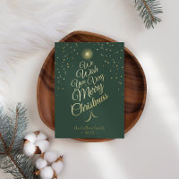 Lettre de famille de l'arbre de Noël très joyeux v