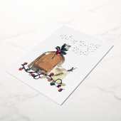 Carte De Vœux En Aluminium Making Spirits Bright Whisky Festif Véritable  Feu (Rotation)