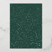 Carte De Vœux En Aluminium Marié & Joyeux | Faire-part Mariage de Noël (Verso)