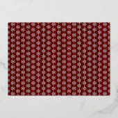 Carte De Vœux En Aluminium Marry Little Christmas Red (Verso)