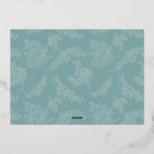 Carte De Vœux En Aluminium Mele Kalikimaka | Photo hawaïenne (Verso)