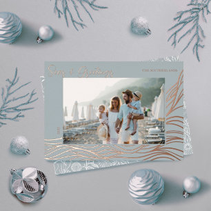 Carte De Vœux En Aluminium Mers & Salutation Océan Vie marine Vagues Photo